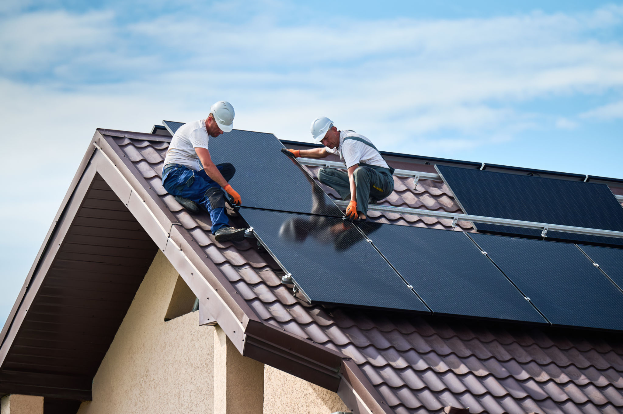 Instalação de painéis solares